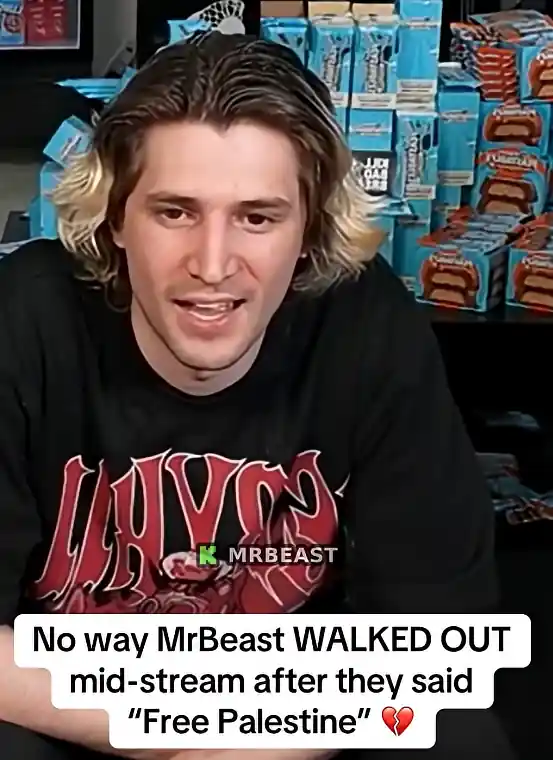 xQc Says 'Free Palestine' — Awkward Stream Moment